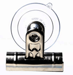 Suction Cup With Plated Metal Clamp