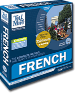 FREE SHIPPING - Auralog 6-002-123 TeLL me More French Intelligent Solution (Beginner-Intermediate-Advanced) PC CD-ROM