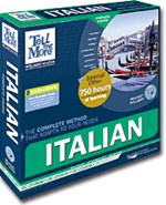 FREE SHIPPING - Auralog 6-004-123 TeLL me More Italian Intelligent Solution (Beginner-Intermediate-Advanced) PC CD-ROM