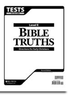 Grade 11 Bible Truths: Level E Tests (tests only; for 1 student)