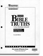 Grade 11 Bible Truths: Level E Tests Answer Key