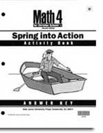 Math 4 Spring into Action Activity Book Answer Key