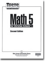 Math 5 Tests (tests only for 1 student)