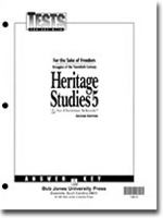 Heritage Studies 5 Tests Answer Key