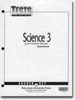 Science 3 Tests Answer Key