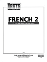 French 2 Tests (tests only; for 1 student)