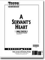 Bible Truths 2 A Servants Heart Tests Answer Key