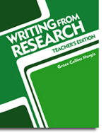 Writing from Research Teachers Edition (grades 7-12)