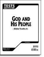 God and His People Tests (tests only; for 1 student)
