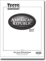 The American Republic 8 Tests (tests only for 1 student)