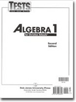 Algebra 1 Tests (for 1 student)
