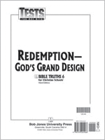 Redemption: Gods Grand Design Tests (tests only; for 1 student)