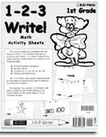 1-2-3 Write! Grade 1 Math Activity Sheets