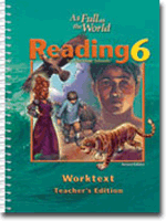 Reading 6 Worktext Teachers Edition (overprint answers 2nd ed.)