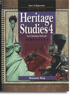 Heritage Studies 4 Worktext Answer Key