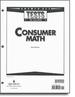 Consumer Math Tests Answer Key (2nd ed.)