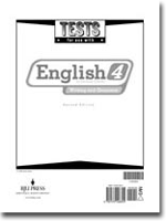 English 4 Tests (2nd ed. tests only for 1 student)