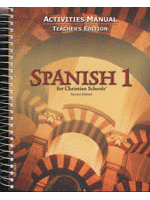 Spanish 1 Activity Manual Teachers Edition (2nd ed.)