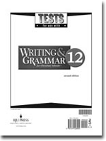 English Writing and Grammar 12 Tests (tests only for 1 student)