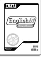 English 5 Tests Answer Key
