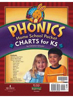 Beginnings K5 Phonics Chart Home School Packet