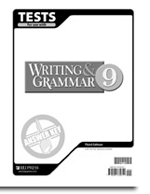 Writing and Grammar 9 Testpack Answer Key (3rd Ed.)