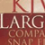 KJV Cornerstone Large Print Compact Snap Flap (Black)