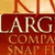 KJV Cornerstone Large Print Compact Snap Flap (Blue)