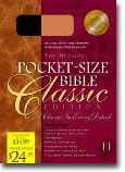 Holman CSB Pocket Bible Classic Slide Tab - Duotone - Blue and Gray