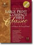 Holman CSB Large Print Compact Classic Edition - Black - Duo-Grain