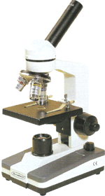 Monocular 3 Objective Student Microscope - LED Cordless