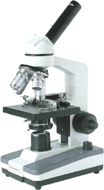 Monocular 4 Objective Student Microscope - LED Cordless