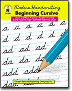 Modern Handwriting Beginning Cursive Practice
