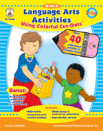 Language Arts Activities Using Colorful Cut-Outs