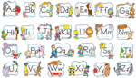 Alphabet: Traditional Manuscript