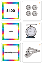 Measurement, Time, and Money Learning Cards