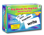 Big Words for Big Kids Word Card Set: Systematic Sequential Phonics and Spelling