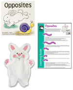 Opposites - Hand Puppet and Board Book Set