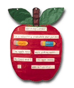 Small Apple Pocket Chart