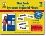 Word Cards for Systematic Sequential Phonics