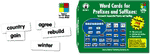 Word Cards for Prefixes and Suffixes: Systematic Sequential Phonics and Spelling Word Cards