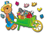 Spring Wheelbarrow Bulletin Board