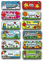 Calendar Headers: Kid-Drawn