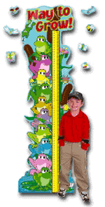 Frogs Growth Chart Bulletin Board