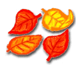 Fall Leaves: Kid-Drawn Colorful Punch-Out Accents