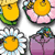 Flowers Colorful Punch-Out Accents