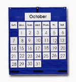 Monthly Calendar Pocket Chart