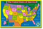 U.S. Map Floor Puzzle