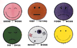 Grading Stamp, Smile Balloons