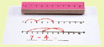 Number Line Stamps